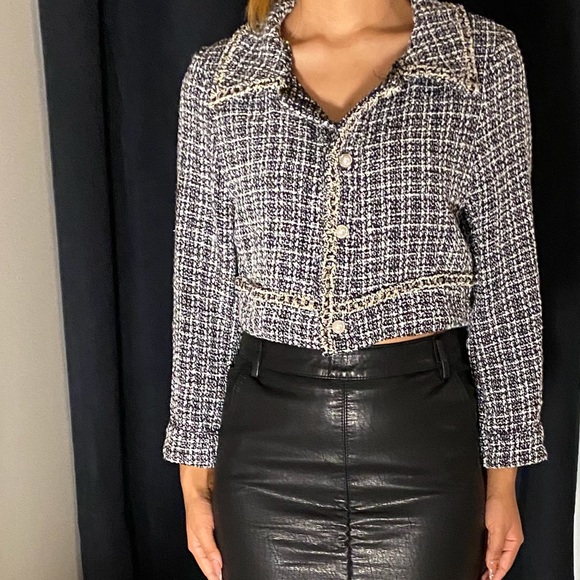 top and leather dress - Picture 2 of 2